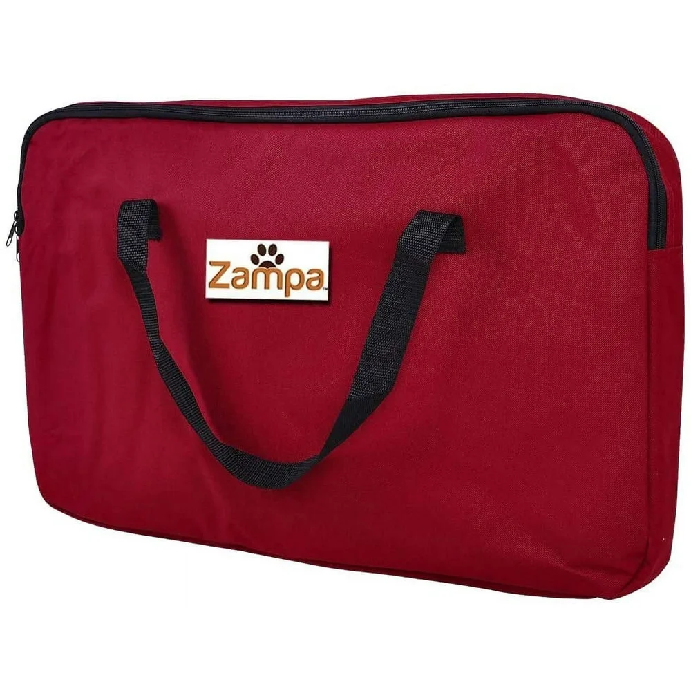 Zampa Red & Tan Portable Pet Playpen